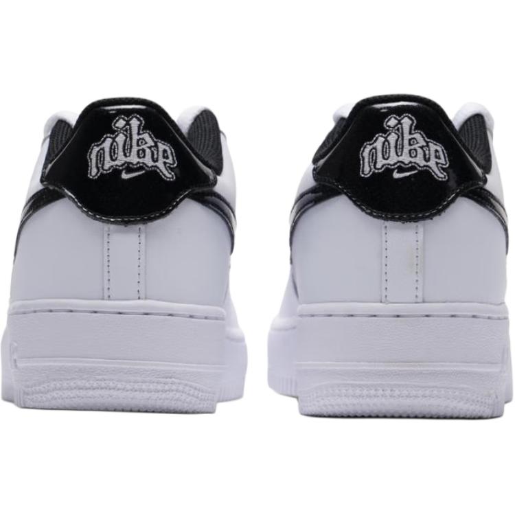 Кеды Nike Air Force 1 Lv8 2 KI (бело-черные) — Белый / чёрный — фото 4