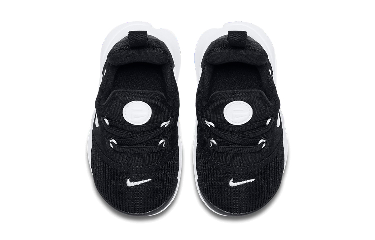 Детские кроссовки Nike Presto Fly (черно-белые) — фото 5