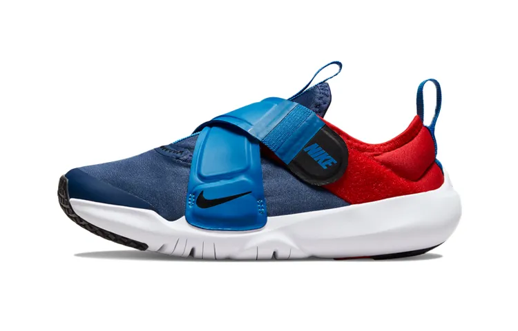 Nike Flex Advance Low top Kids' Running Shoes Blue Red Children Aged 3 7 Years Old