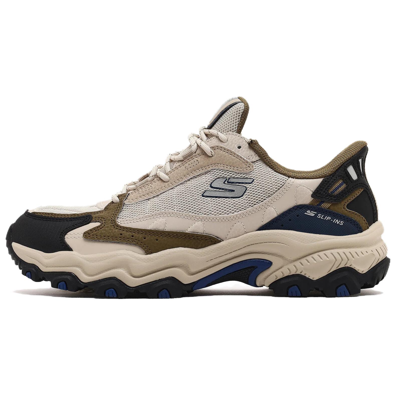 Skechers Cushioning Slip Resistant Abrasion Resistant Breathable Grip Low top Mountaineering Shoes Men’s Taupe