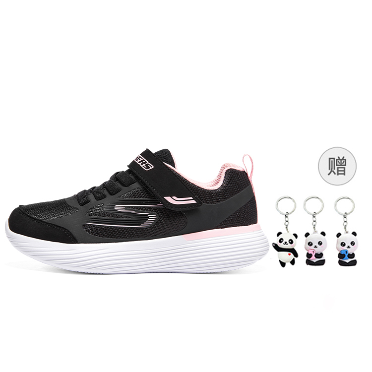 Детские кроссовки Skechers kids Go Run 400 V2 (черно-розовый) — фото 6