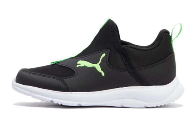 Кроссовки PUMA (черно-зеленые)