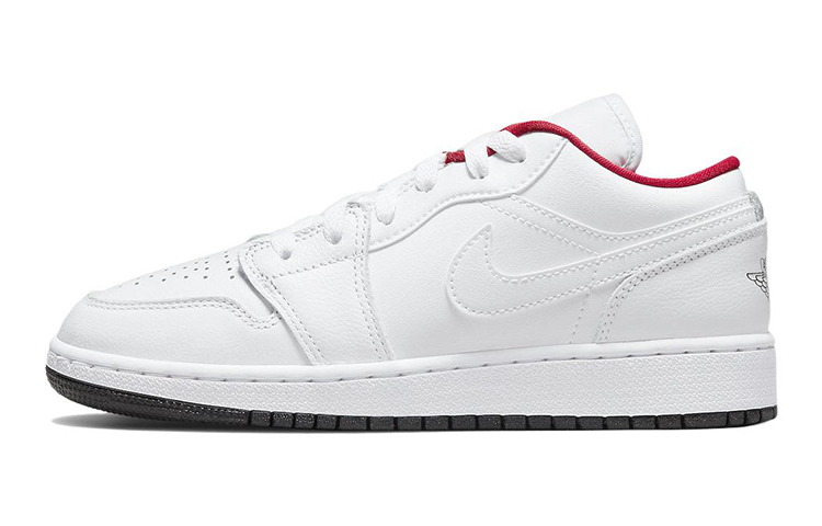 Jordan Kids Air Jordan 1 Low "White/Red" Sneakers