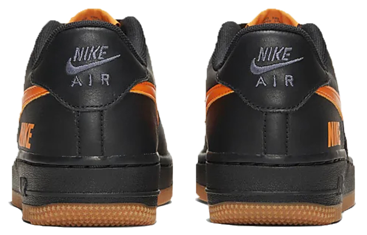 Кроссовки Nike NikeAir Force 1 LV8 5 GS (черно-оранжевые) — фото 5