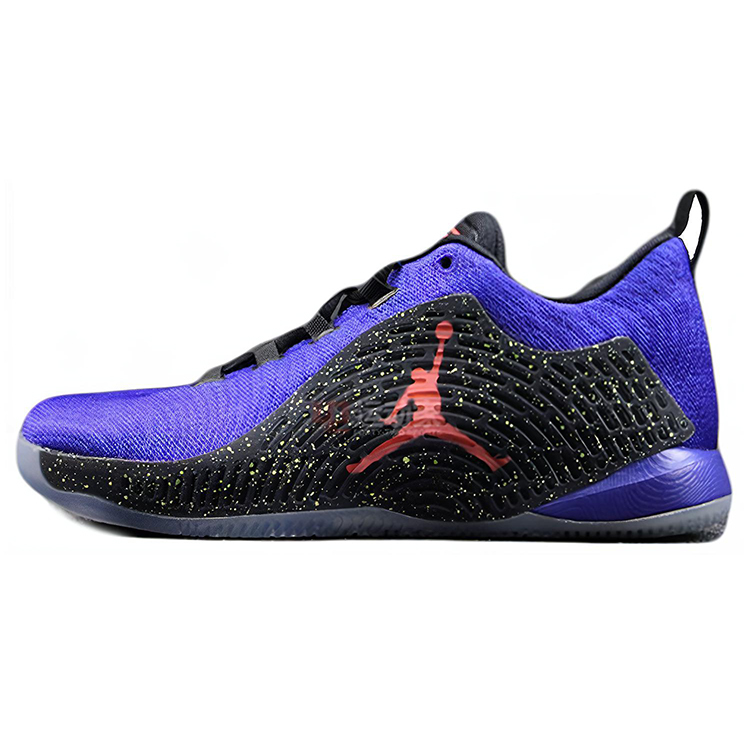 Jordan CP3 10 Slip Resistant Abrasion Resistant Low top Basketball Shoes Black Purple Unisex