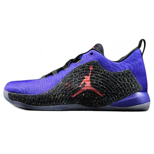 Jordan CP3 10 Slip Resistant Abrasion Resistant Low top Basketball Shoes Black Purple Unisex