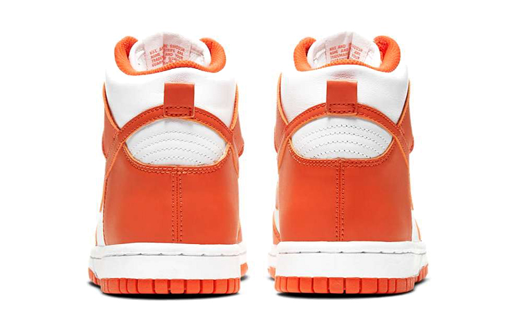 Кеды Nike Dunk "Orange Blaze" (бело-оранжевые) — фото 8