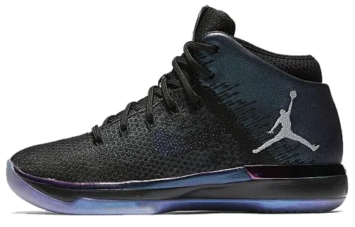 Jordan Air Jordan 31 Slip Resistant Abrasion Resistant Mid top Patchwork Performance Basketball Shoes Unisex