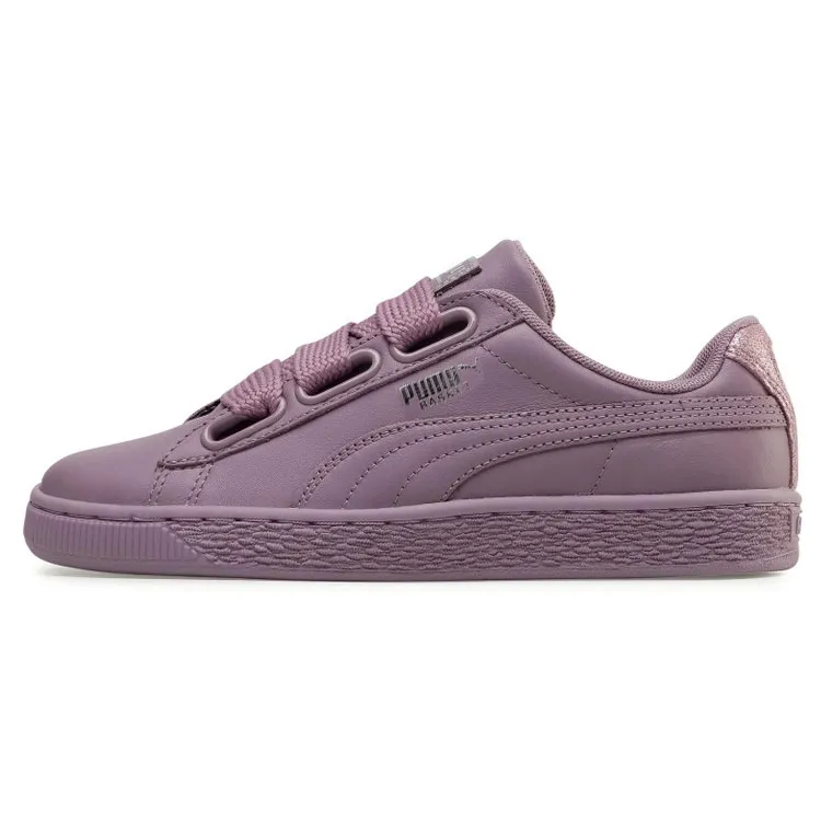PUMA Basket Heart Bio Hacking Casual Board Shoes Purple Women's