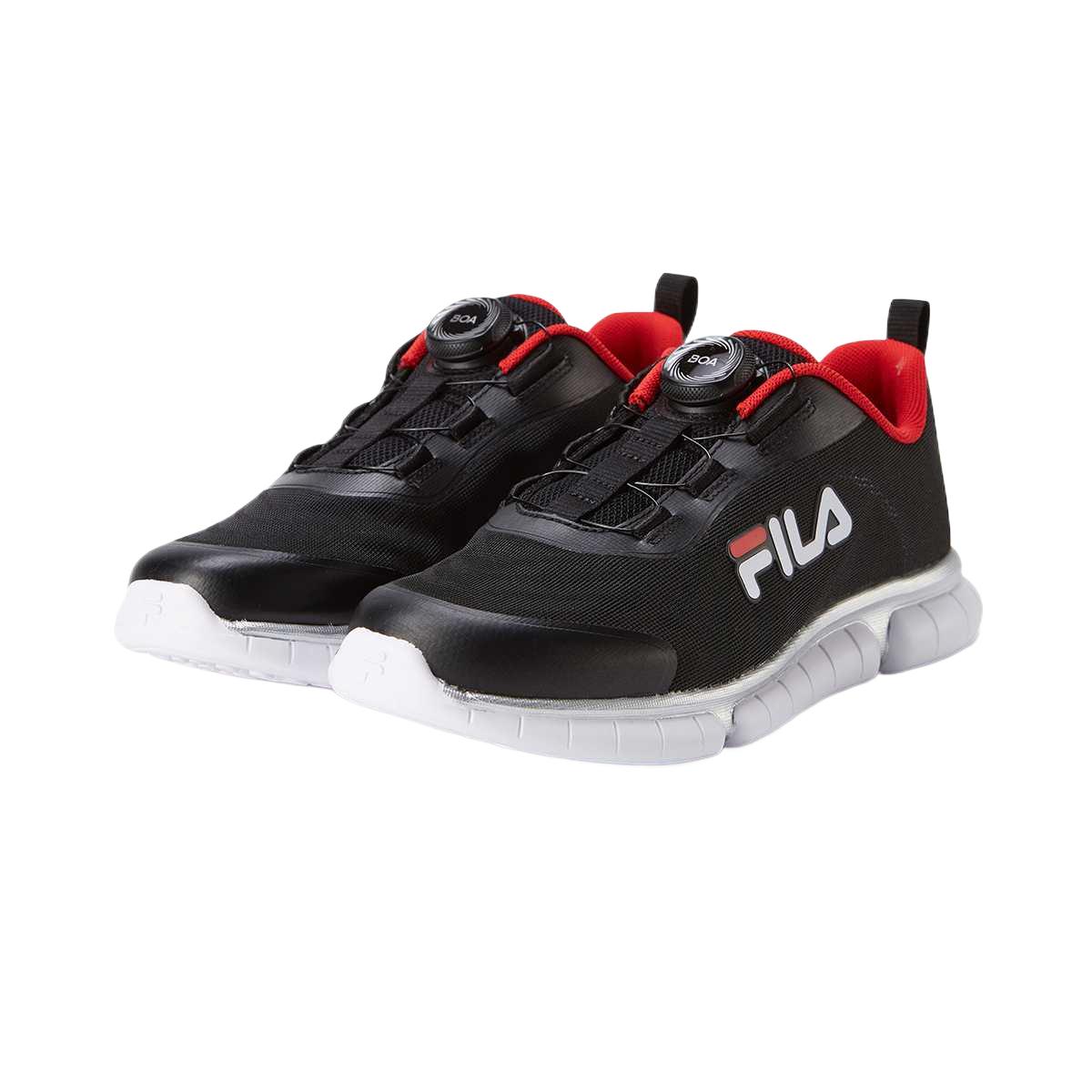 Детские кроссовки Fila KIDS (черно-красный) — фото 3