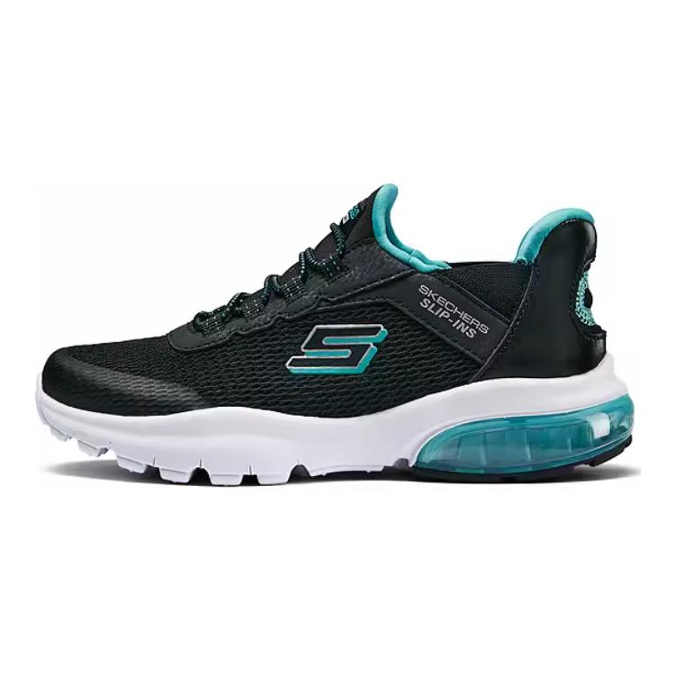 Детские кроссовки Skechers Slip-Ins (черно-синие)