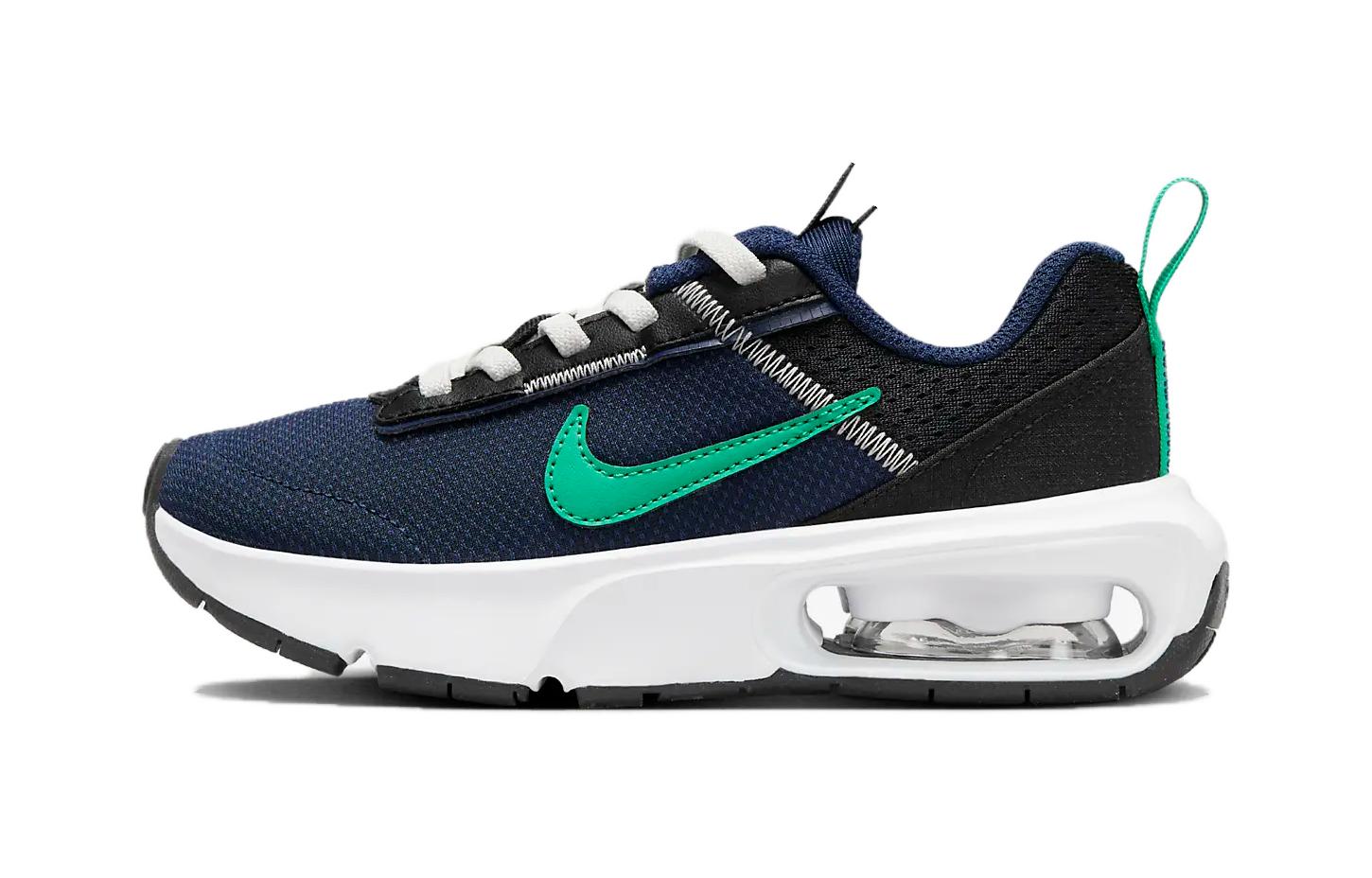 Детские кроссовки Nike Air Max INTRLK Lite (сине-зелено-черные)