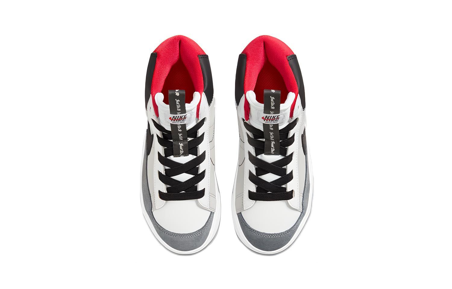 Детские кеды Nike Blazer 77 SE D (бело-черный) — фото 6