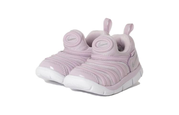 Детские кроссовки Nike Dynamo Free (розовые) — 冰淡紫/金属银 — фото 7