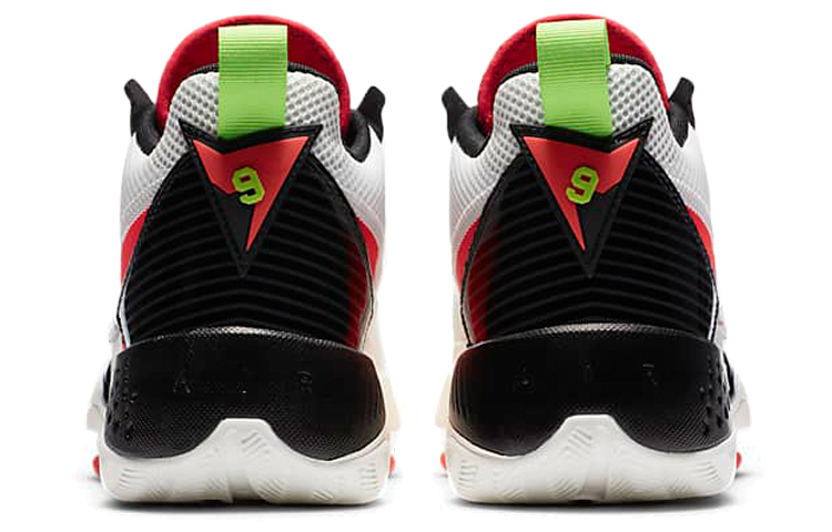 Кроссовки Jordan JordanZoom 92 GS (черно-красно-белые) — Чёрный / красный / белый — фото 8