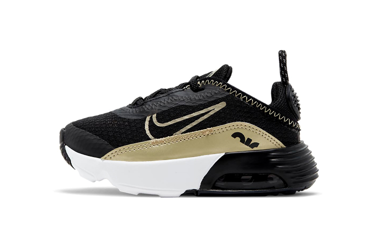 Детские кроссовки Nike Air Max 2090 (черно-золотой)