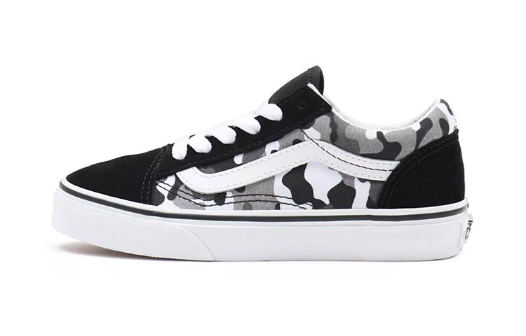 Детские кеды Vans Old Skool (черно-белый)