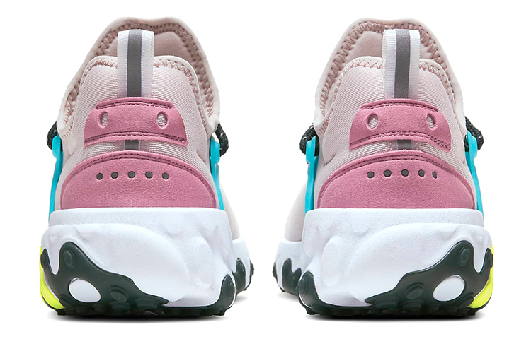 Кроссовки Nike NikeReact Presto (розово-сине-желтые) — Розовый / синий / жёлтый — фото 6
