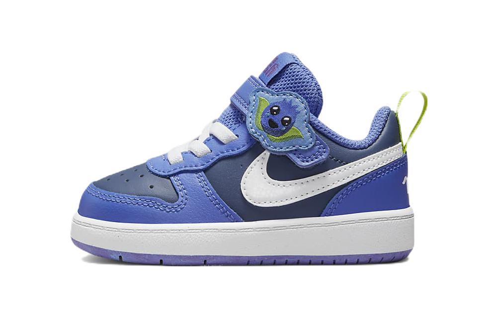 Детские кеды Nike Court Borough 2 Low 2 SE (сине-белые)