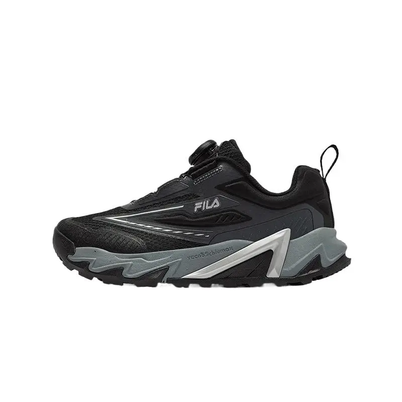 FILA KIDS Serpent Leopard Shoes Slip Resistant Cushioning Abrasion Resistant Breathable Low top Kids' Training Shoes