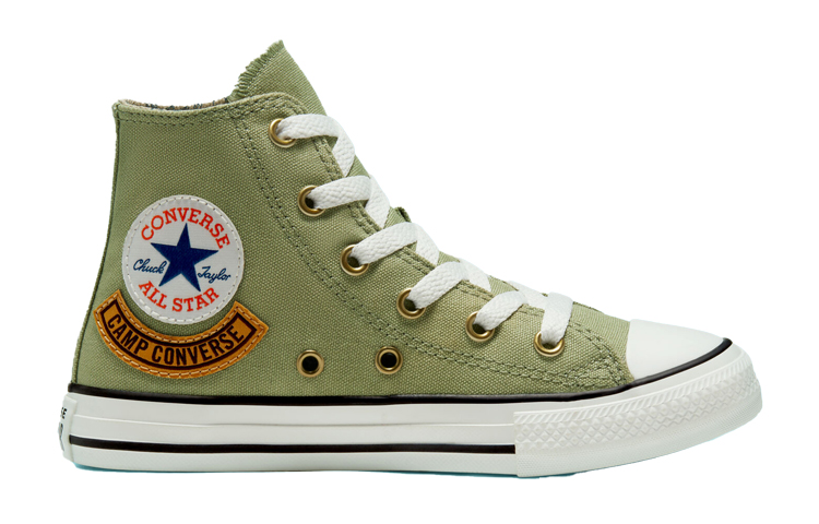 Детские кеды Converse Chuck Taylor All Star Pocket (светло-зеленые) — фото 2