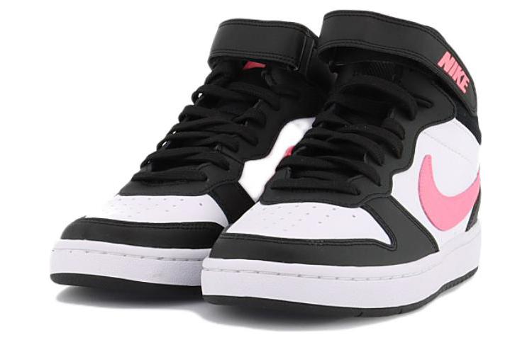 Кроссовки Nike NikeCourt Borough Mid 2 (черно-розовые) — фото 14