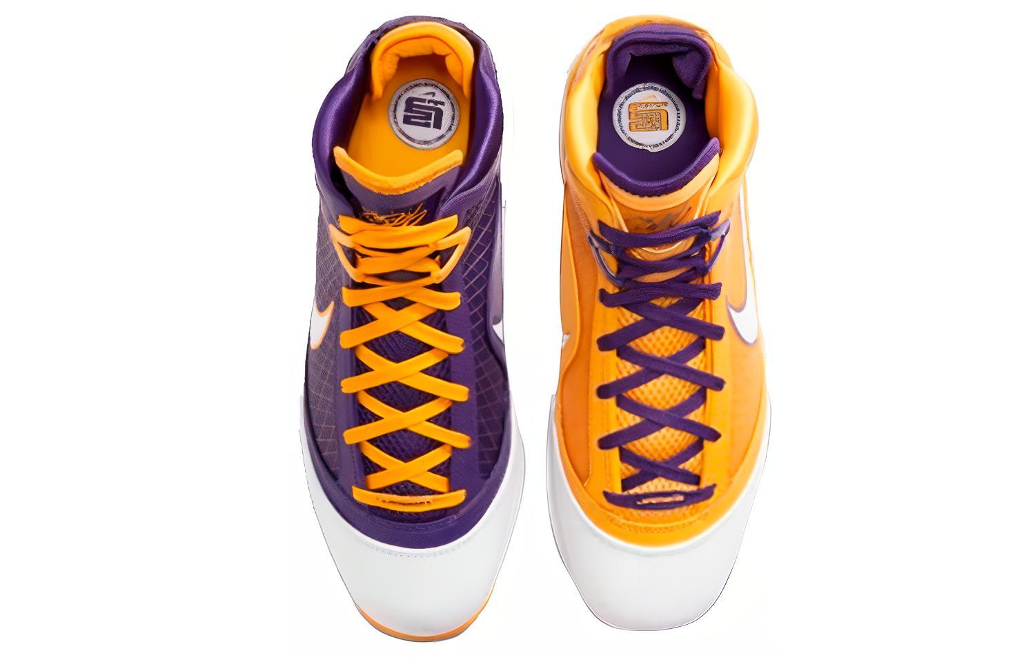 Высокие кроссовки Nike NikeLebron 7 Media Day GS (желтый) — Жёлтый — фото 4