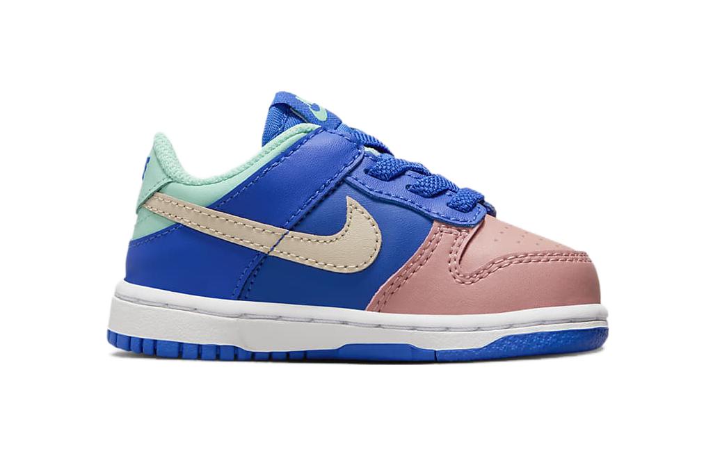 Детские кроссовки Nike Dunk (сине-розовые) — фото 4