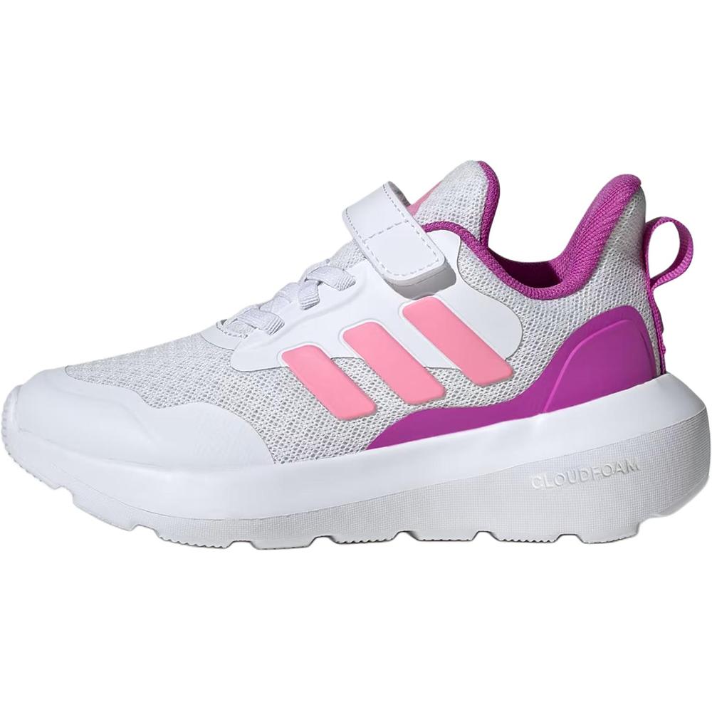 Детские кроссовки adidas FORTARUN 3.0 (бело-розовые)