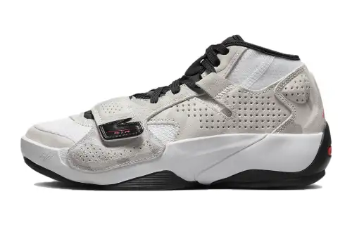 Jordan Zion 2 Zion 2 Slip Resistant Mid top Basketball Shoes Gray Unisex