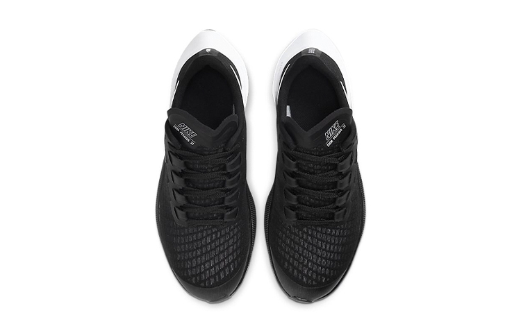Детские кроссовки Nike Pegasus 37 (черно-белые) — фото 8