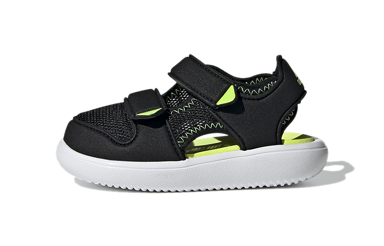 Детские сандалии adidas Water Sandal (черно-желтые) — фото 1