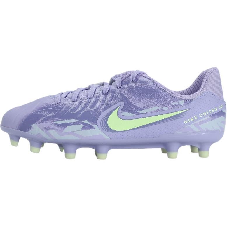 Детские кроссовки Nike Tiempo Legend 10 (фиолетово-желтые)