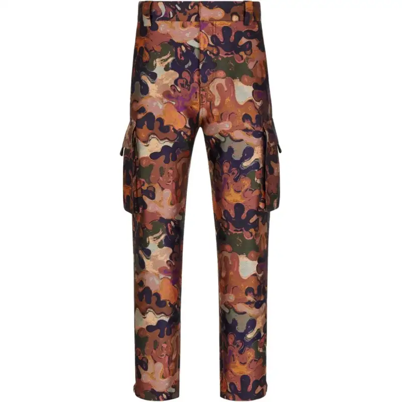 DIOR SS23 Knitted Sweatpants Men's Multicolor