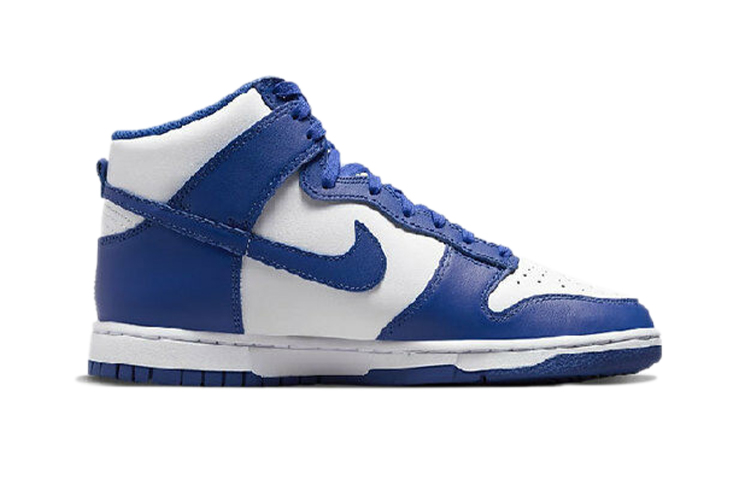 Детские кеды Nike Dunk (сине-белый) — фото 3