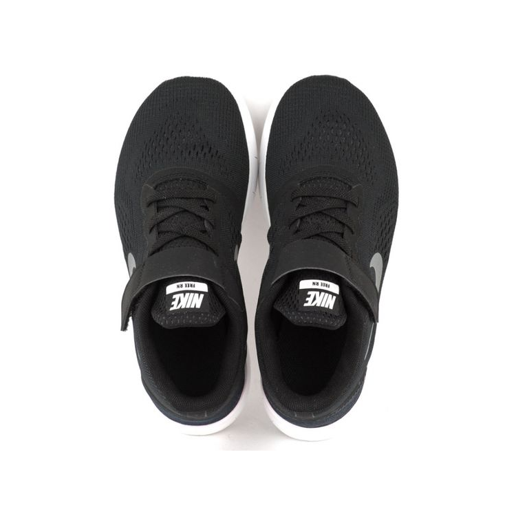 Детские кроссовки Nike Free RN (черные) — Чёрный — фото 3