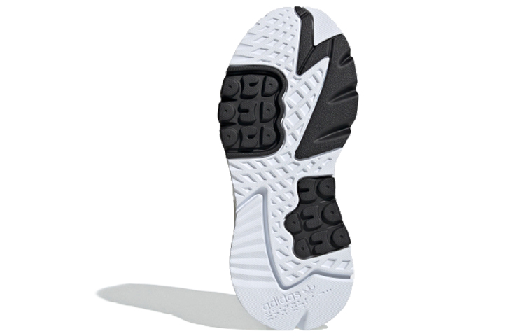 Кроссовки adidas originals Nite Jogger (бело-коричневые) — фото 7