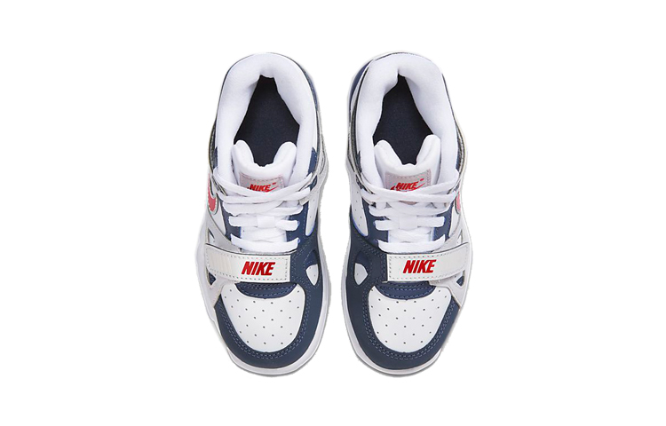 Детские кроссовки Nike Air Trainer 3 (серо-красно-сине-белые) — Серый / красный / синий / белый — фото 5