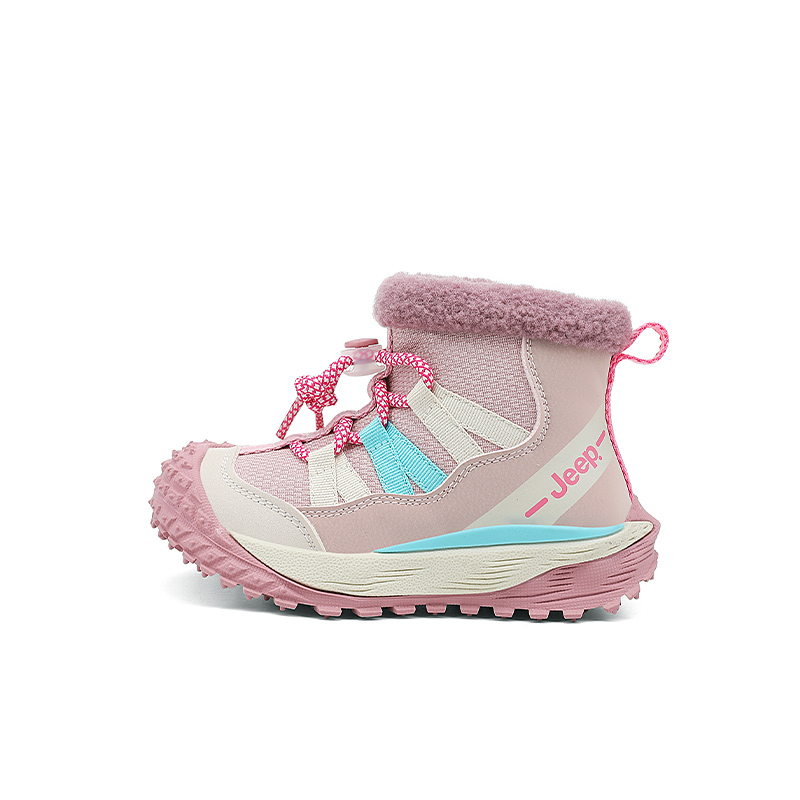 Ботинки Jeep Kids High Boots (коричнево-розовые)