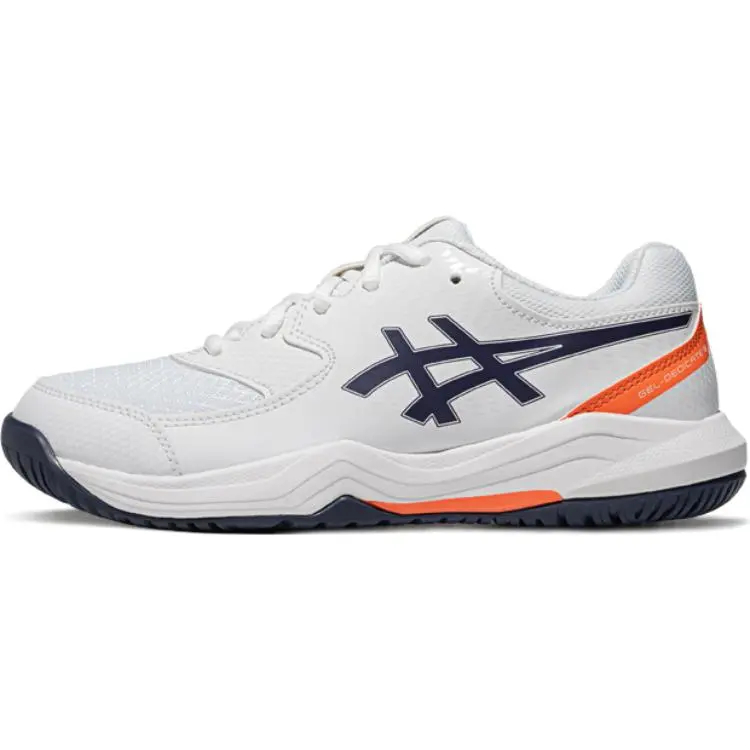 ASICS Gel Dedicate 8 Cushioning Support Breathable Low top Kids' Training Shoes White Unisex