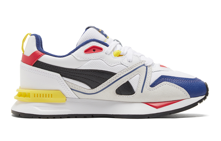 Детские кроссовки PUMA Peanuts Mirage Mox Jr (бело-синие) — фото 4