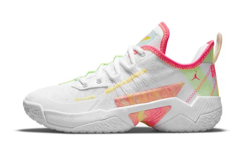 Jordan One-Take II White Hyper Pink GS