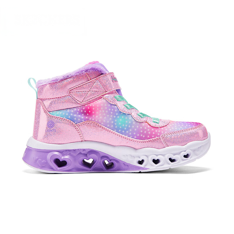 Детские ботинки Skechers Kids Girls (розовые) — фото 2