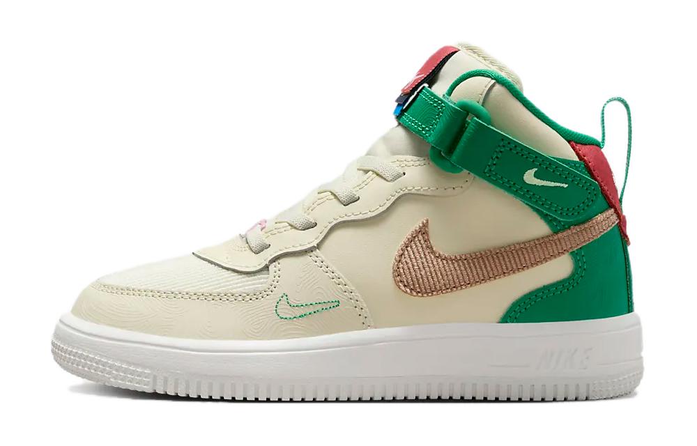 Кеды Nike Air Force 1 EasyOn SE (желто-зеленые)
