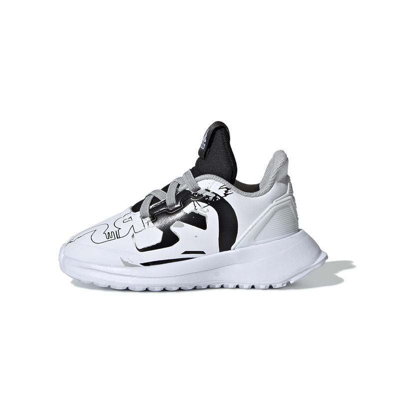 Детские кроссовки adidas Rapidarun Starwars El I (бело-черные)