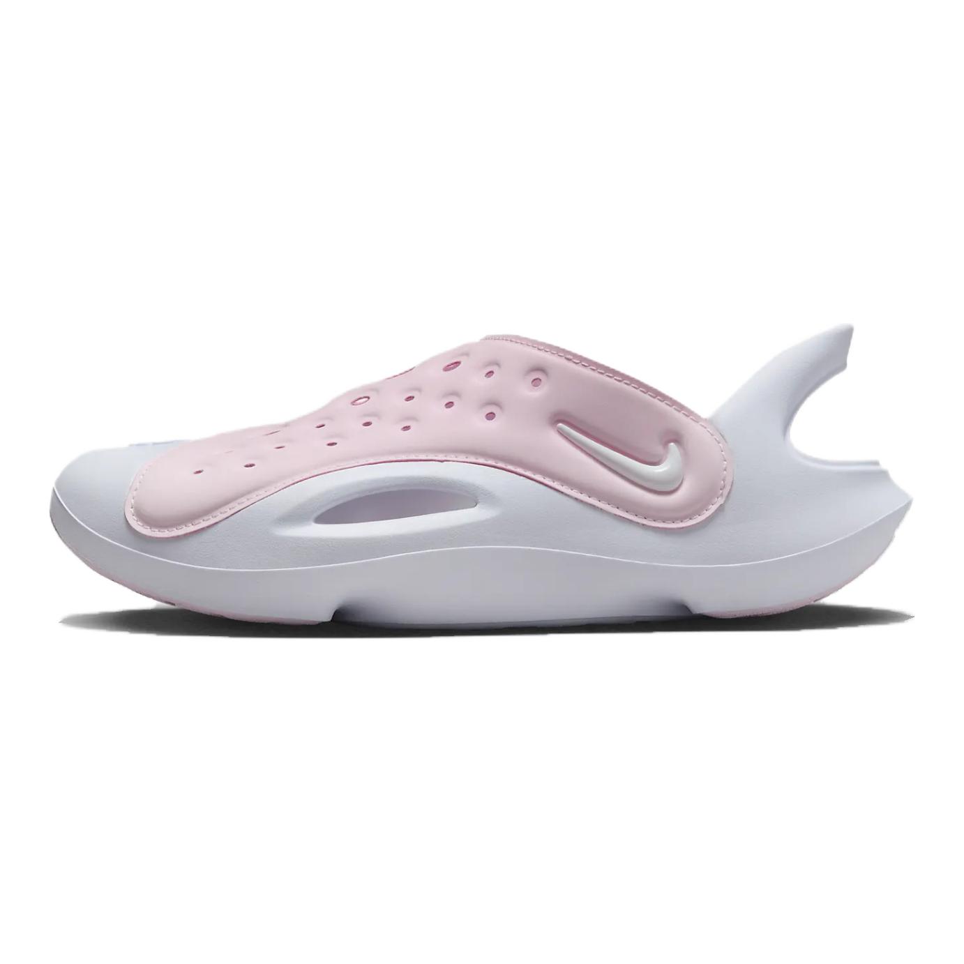 Детские сандалии Nike Aqua Swoosh (розово-белые)