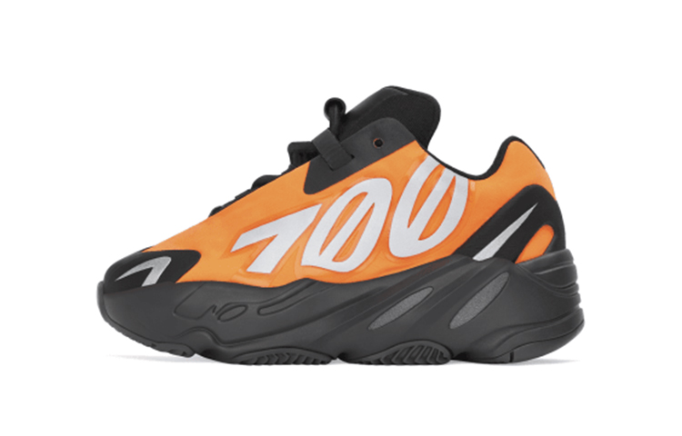 Детские кроссовки adidas adidas originals Yeezy Boost 700 MNVN (черно-оранжевые)