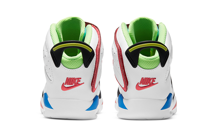 Кеды Jordan Air Jordan 6 (бело-красно-синие) — фото 6