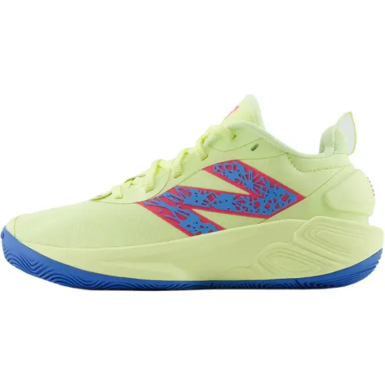 New Balance 2WY Abrasion Resistant Breathable Low top Children's Basketball Shoes Lemon