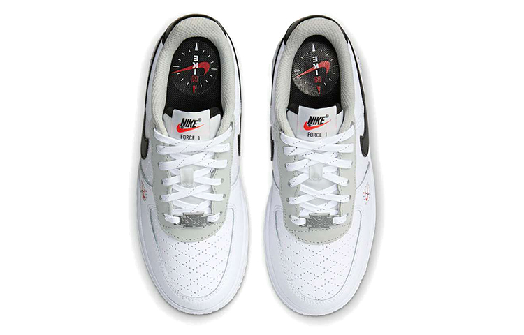 Детские кеды Nike Air Force 1 Fresh Perspective (черно-бело-красный) — фото 5